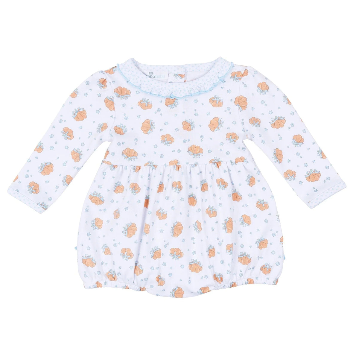 Magnolia Baby - Prettiest in the Patch Long Sleeve Bubble - Sky Blue