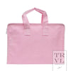 TRVL: OVERNITE TOTE: GINGHAM PINK