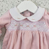 Magnolia Baby: Abby & Alex Smocked Collared Gathered Gown - Pink