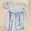 LuLu BeBe: Rosie Smocked Rabbit Ruffle Collar Bubble