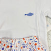 LuLu BeBe: Tom Embroidered Shirt Set