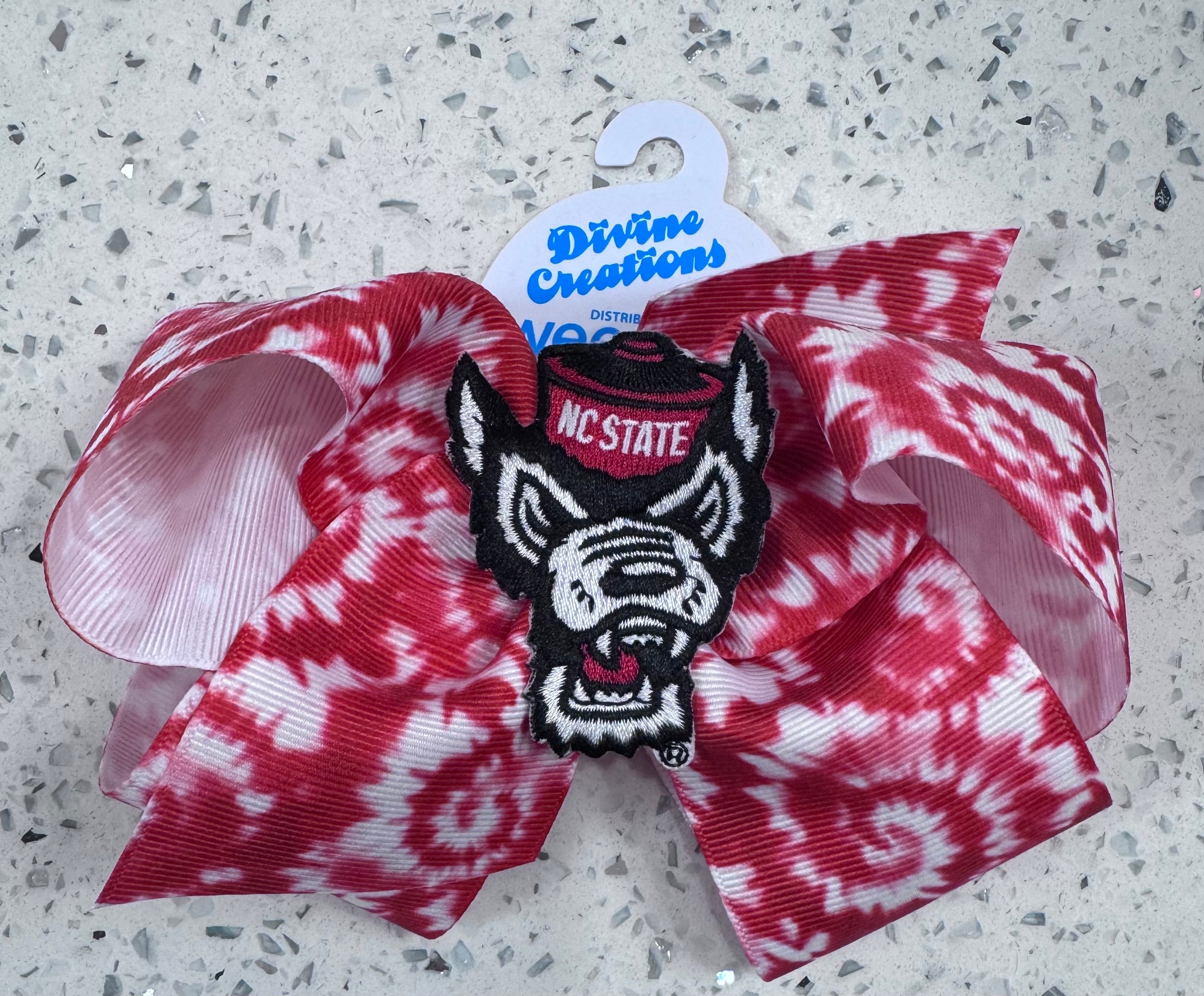 wee ones: NC State Tie-Dye Print with Logo Patch