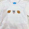 Krewe Kids: Red Wolf French Knot Boys Short Set