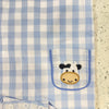 Zuccini: Farm Ashton Shortall - Light Blue Buffalo Check