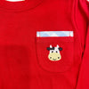 Zuccini: Farm Jacob's Play Tee - Red Knit