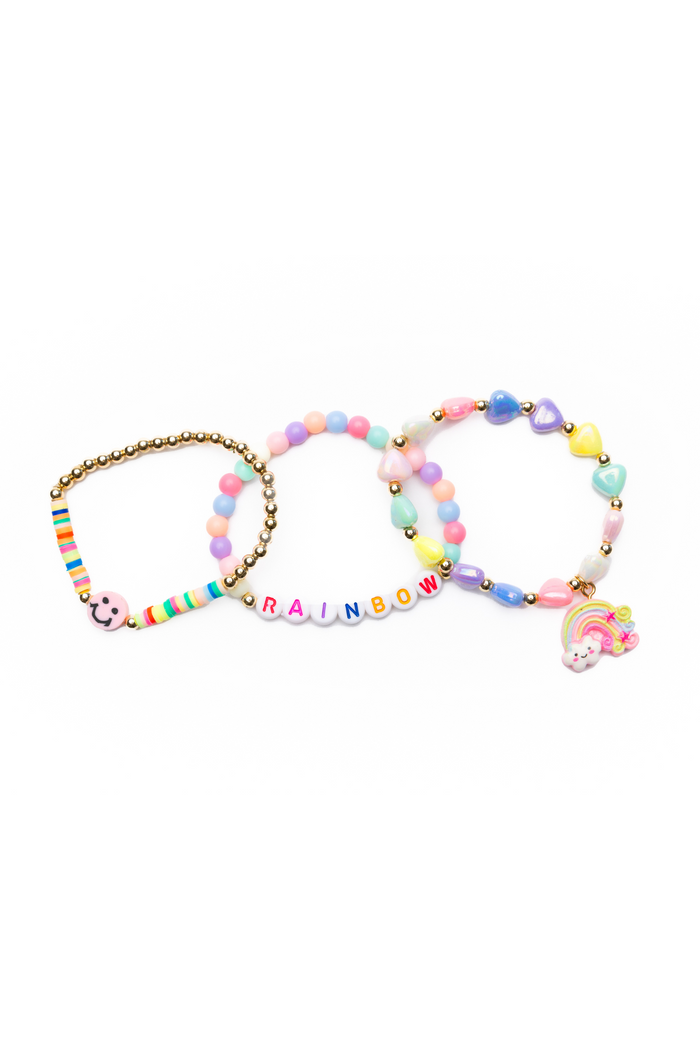 Great Pretenders: Pink Love Bracelet Set, 4pcs