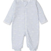 Kissy Kissy: Fleecy Sheep Blue Zip Footie