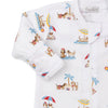 Kissy Kissy: Puppy Beach Daze Zip Footie