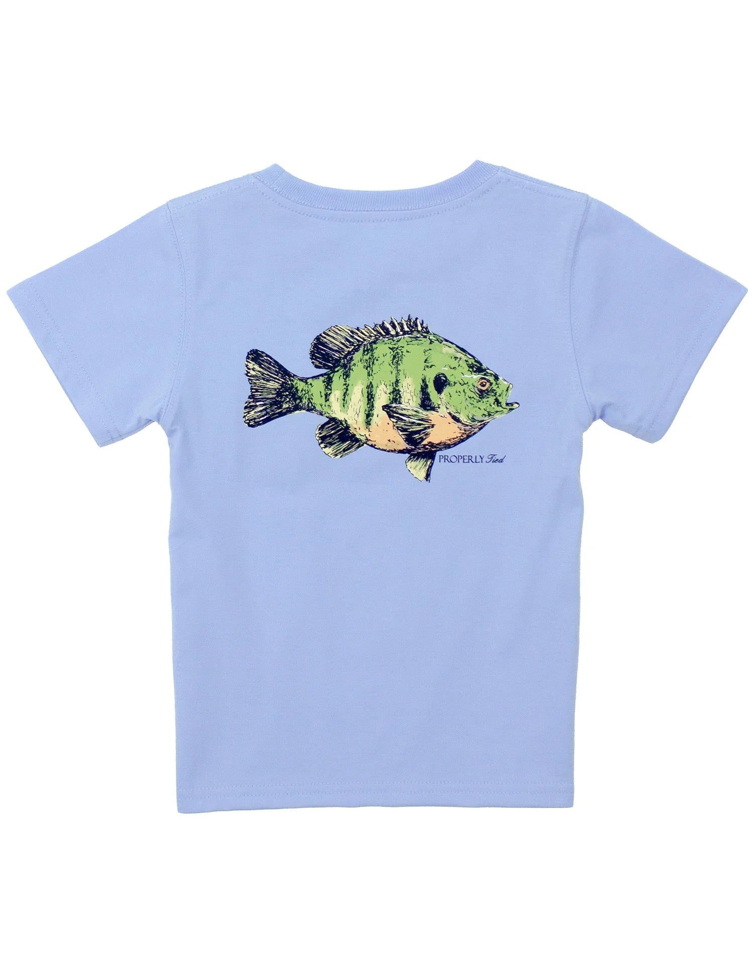 Properly Tied: Boys Blue Gill Short sleeve - Light Blue