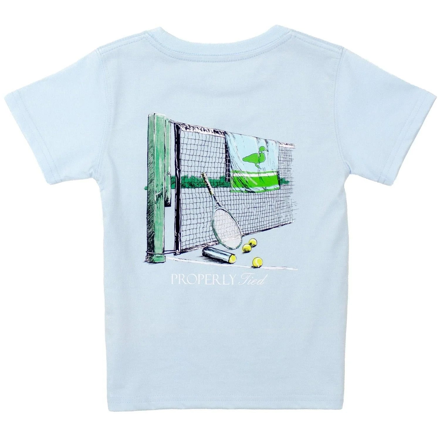 Properly Tied: Boys Courtside Short Sleeve - Periwinkle