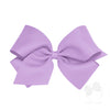 Wee Ones: Classic Grosgrain Girls Hair Bow - Plain Wrap