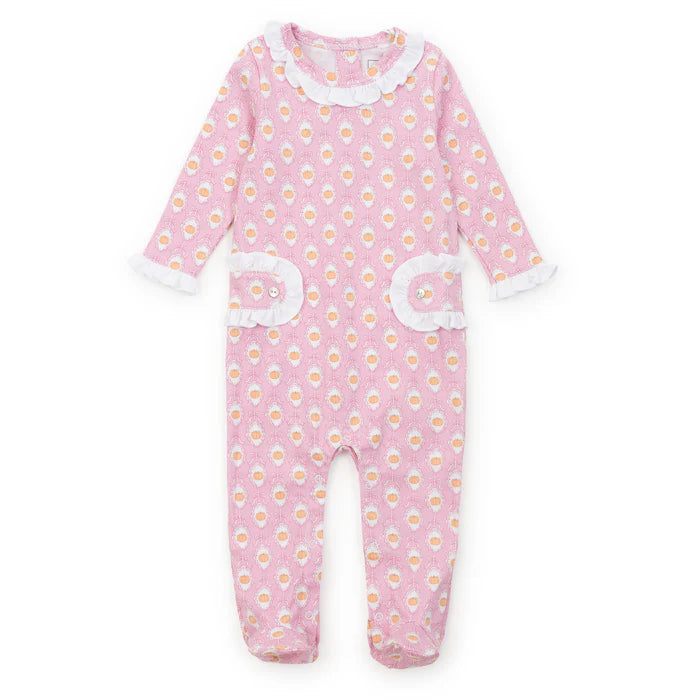 Lila & Hayes: Lucy Girls' Romper - Pretty Pumpkins