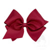 Wee Ones: Classic Grosgrain Girls Hair Bow - Plain Wrap