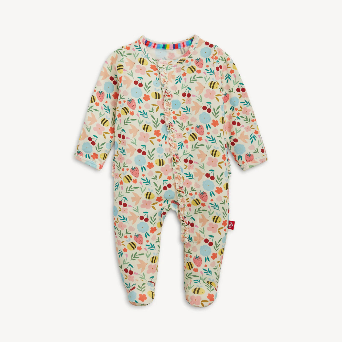 Magnetic Me: Honey Blossom Footie with Ruffle