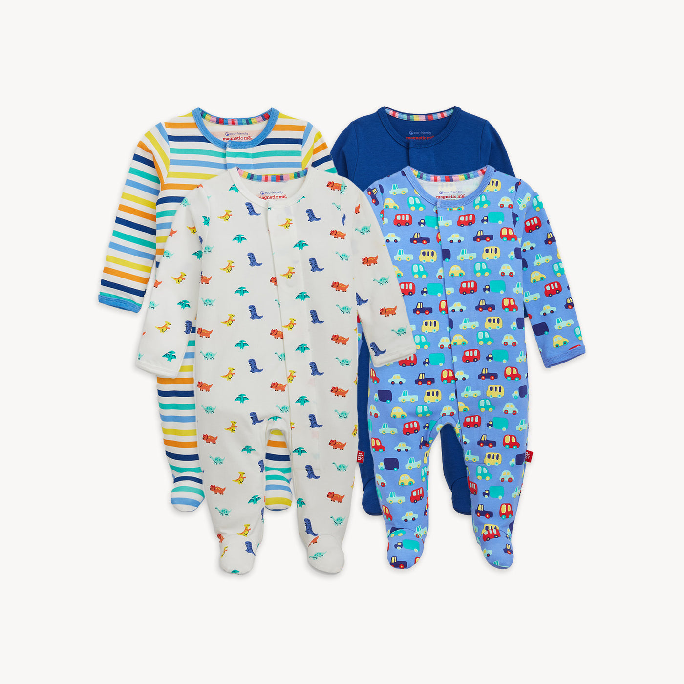 Magnetic Me: Magnetic 4-Pack Footie Blue Combo