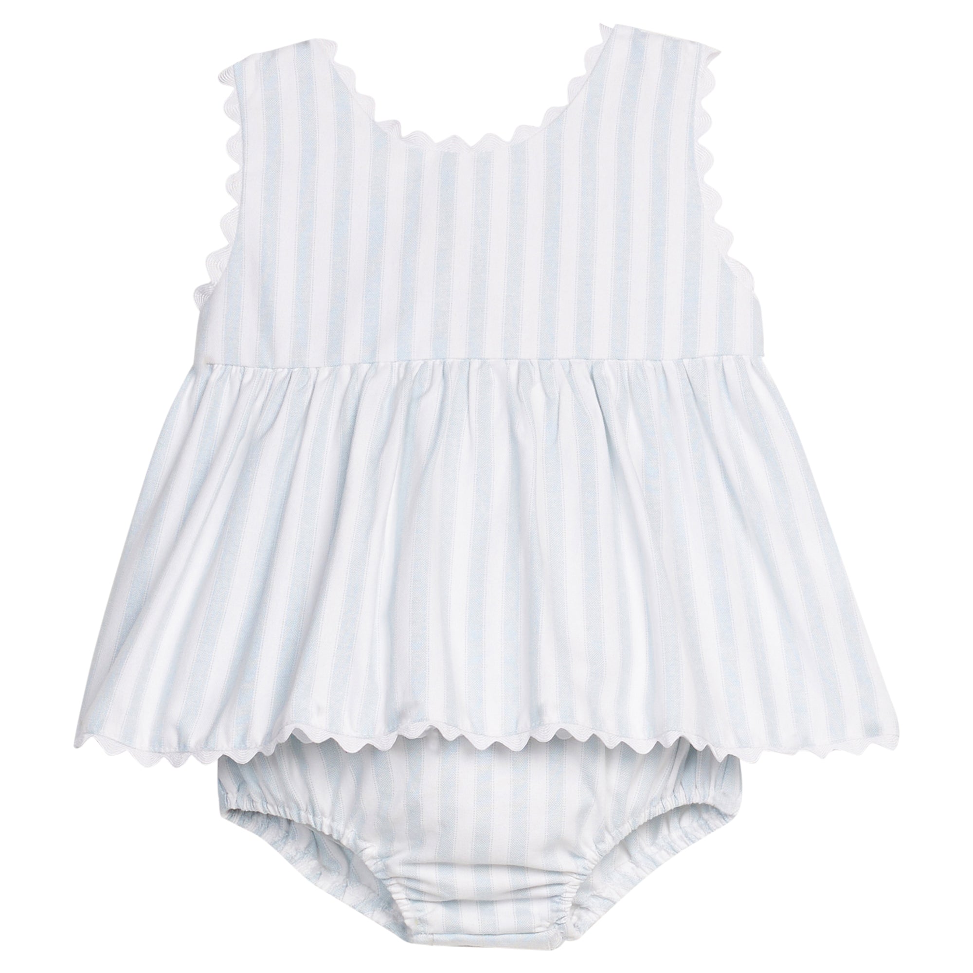 Little English: Mary Dee Diaper Set - Savannah Stripe