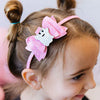 Sweet Wink: Girly Ghost Halloween Bow Headband