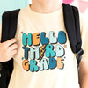 Sweet Wink: Hello Third Grade Short Sleeve T-Shirt - Natural