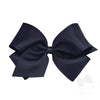Wee Ones: Classic Grosgrain Girls Hair Bow - Plain Wrap