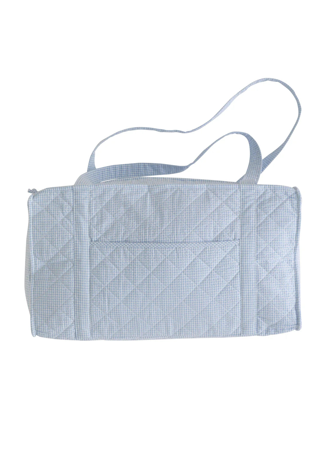 Little English: Quilted Luggage Duffle - Light Blue