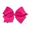 Wee Ones: Classic Grosgrain Girls Hair Bow - Plain Wrap