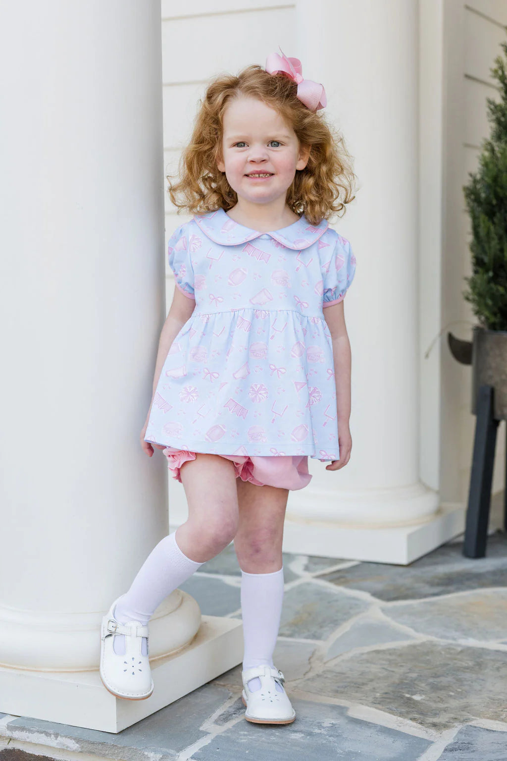 James & Lottie: Sally Knit Bloomer Set, Game On Knit