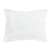 Little English: Scallop Baby Pillowcase - White