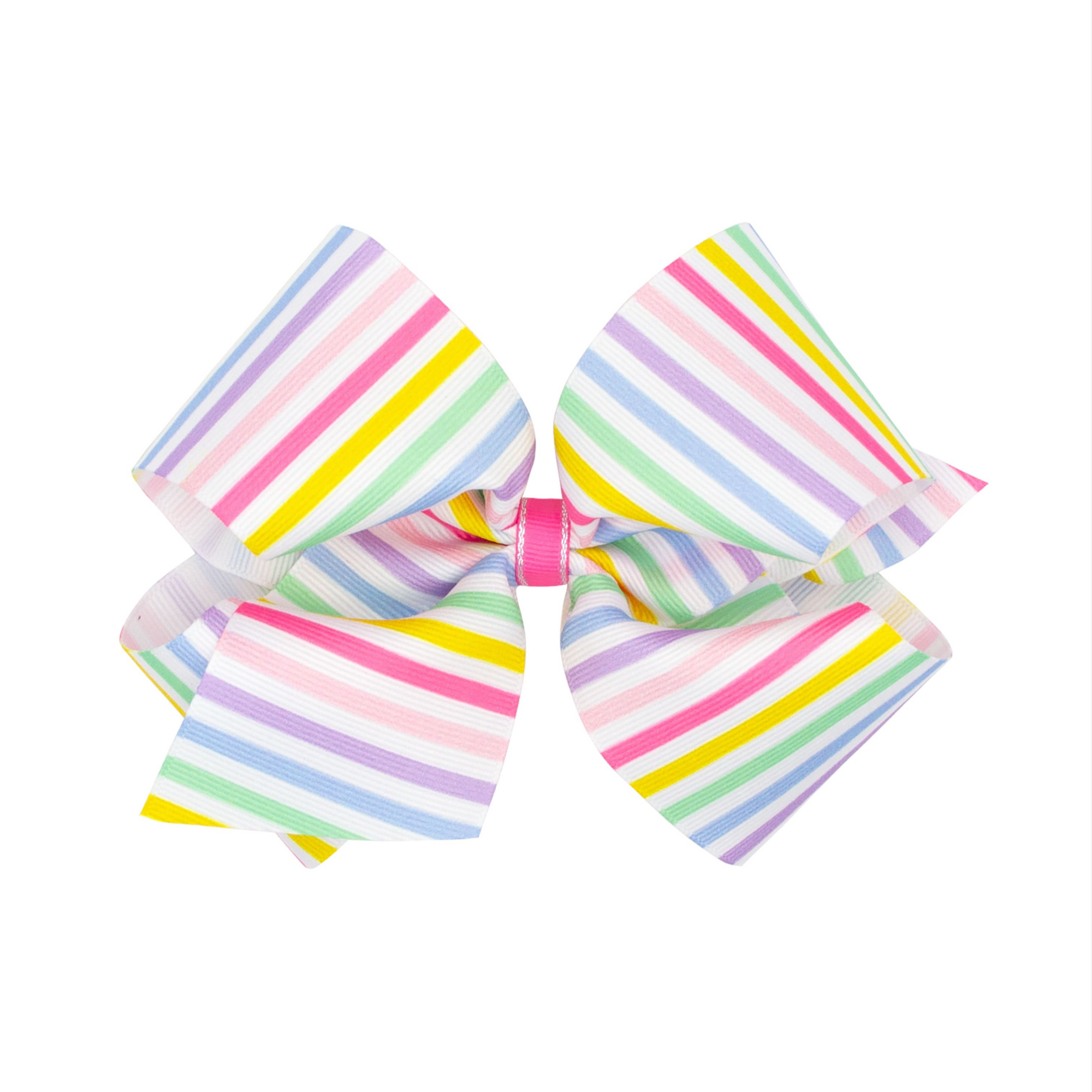 wee ones: Grosgrain Birthday Stripe Print Bow