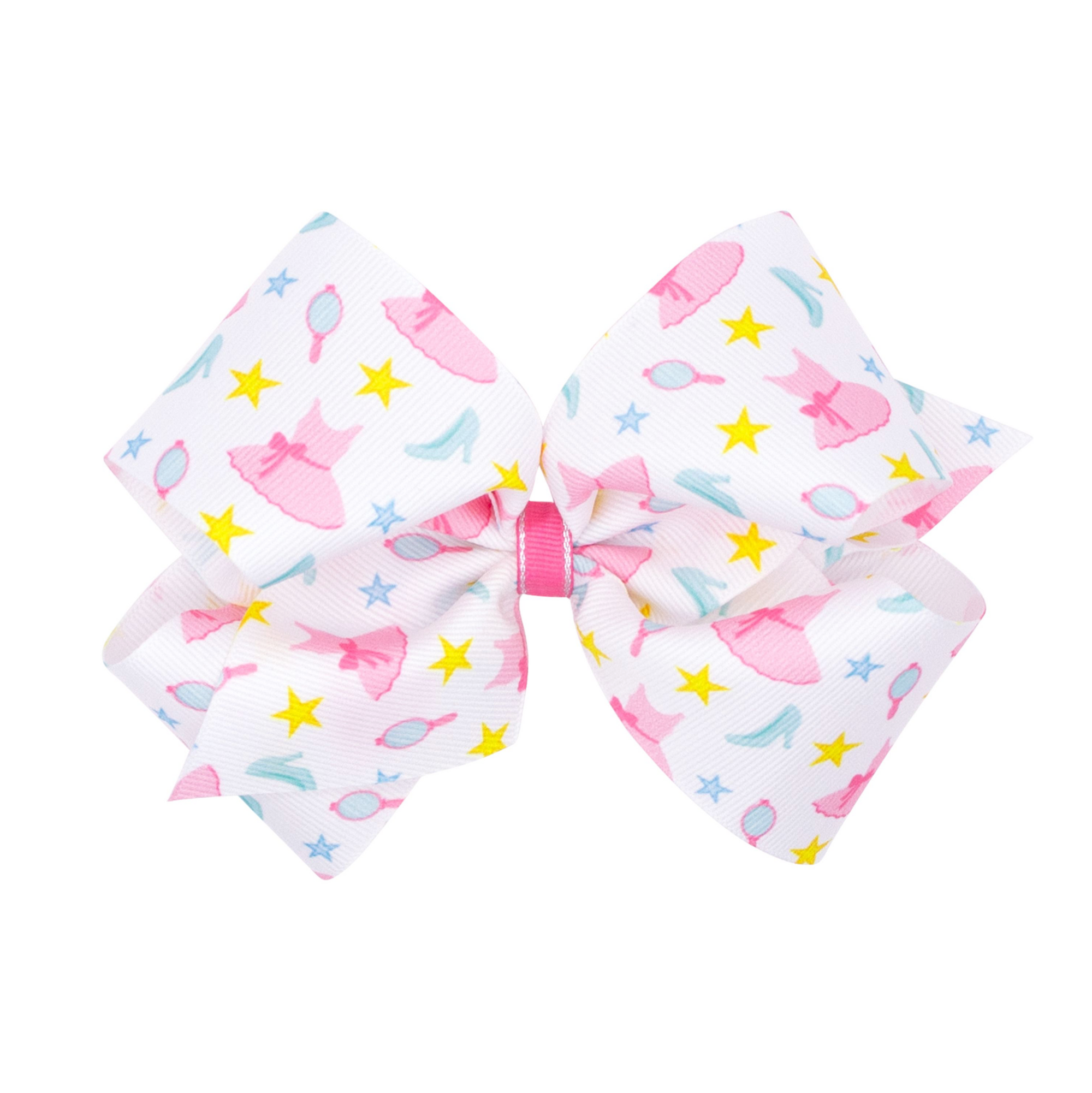 wee ones: Grosgrain Princess Print Bow DSS