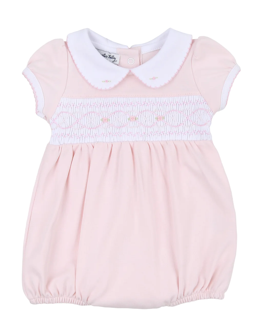 Magnolia Baby: Abby & Alex Smocked Collared Girl Bubble – Lollipops ...