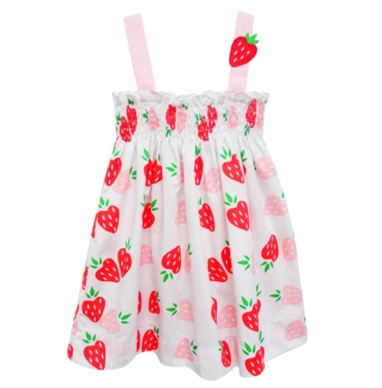 Zuccini Kids: Donna Dress - Strawberry Shortcake