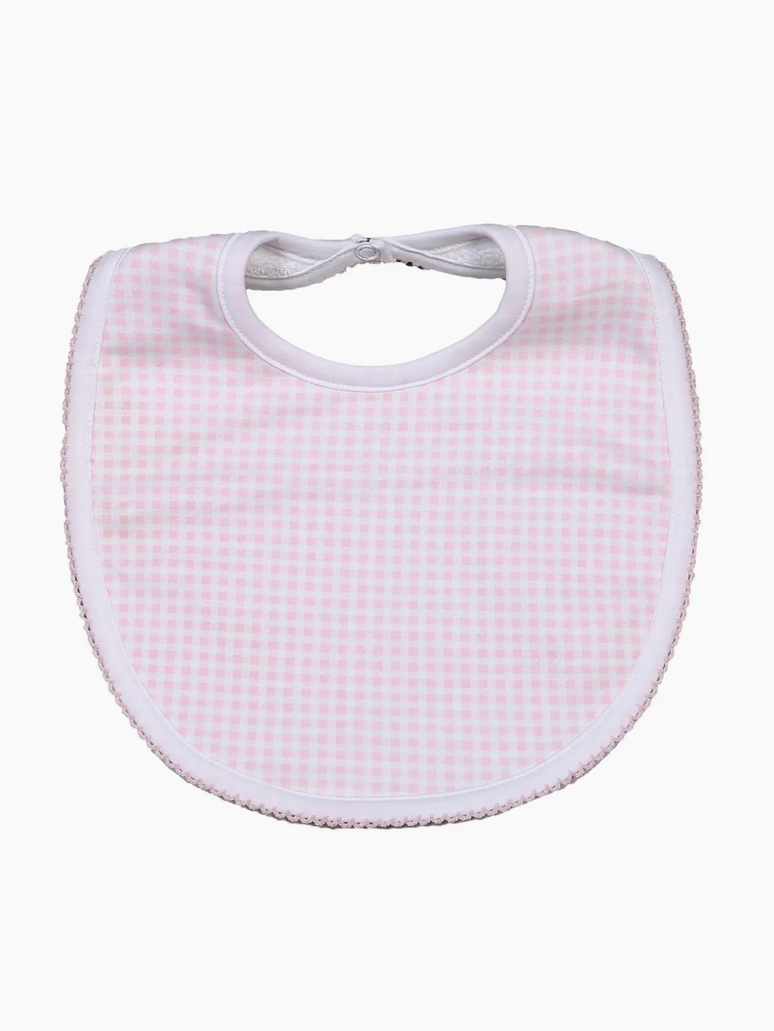 Baby Loren: Olivia Pink Gingham Bib