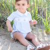 Maddie & Connor: Nautical Smocked Boys Romper