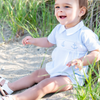 Maddie & Connor: Nautical Smocked Boys Romper