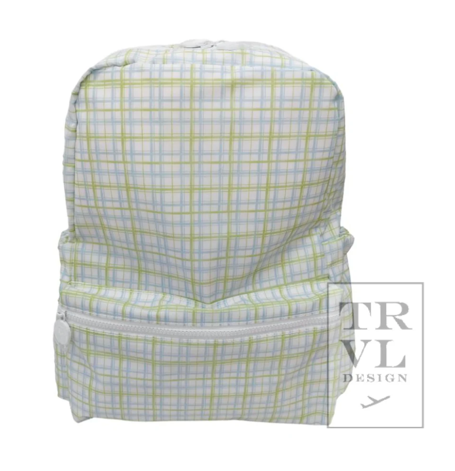 TRVL: Backpacker - Classic Plaid Green
