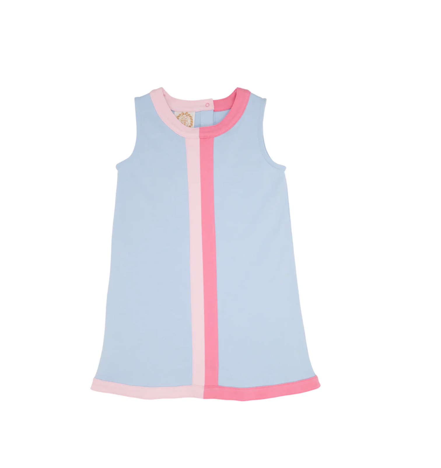 TBBC: Daisy Dress- Beale Street Blue With Palm Beach Pink & Hamptons Hot Pink Stripe