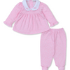 Kissy Kissy: Footed Pant Set - Fall Flower Patch