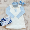 TBBC: Tatum's Turtleneck & Onesie (Unisex) - Beale Street Blue