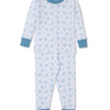 Kissy Kissy: Pajama Snug Set - Blue Football Kicks