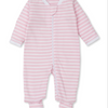 Kissy Kissy: Footie w/ Zip - Pink Team Stripes