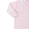 Kissy Kissy: Footie w/ Zip - Pink Team Stripes