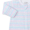 Kissy Kissy: Footie w/ Zip - Nighty Nighty Stripes