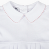 Magnolia Baby: White and Red Basics Collared Long Sleeve Boy Bubble