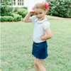 The Proper Peony: Khaki Scallop Skirt
