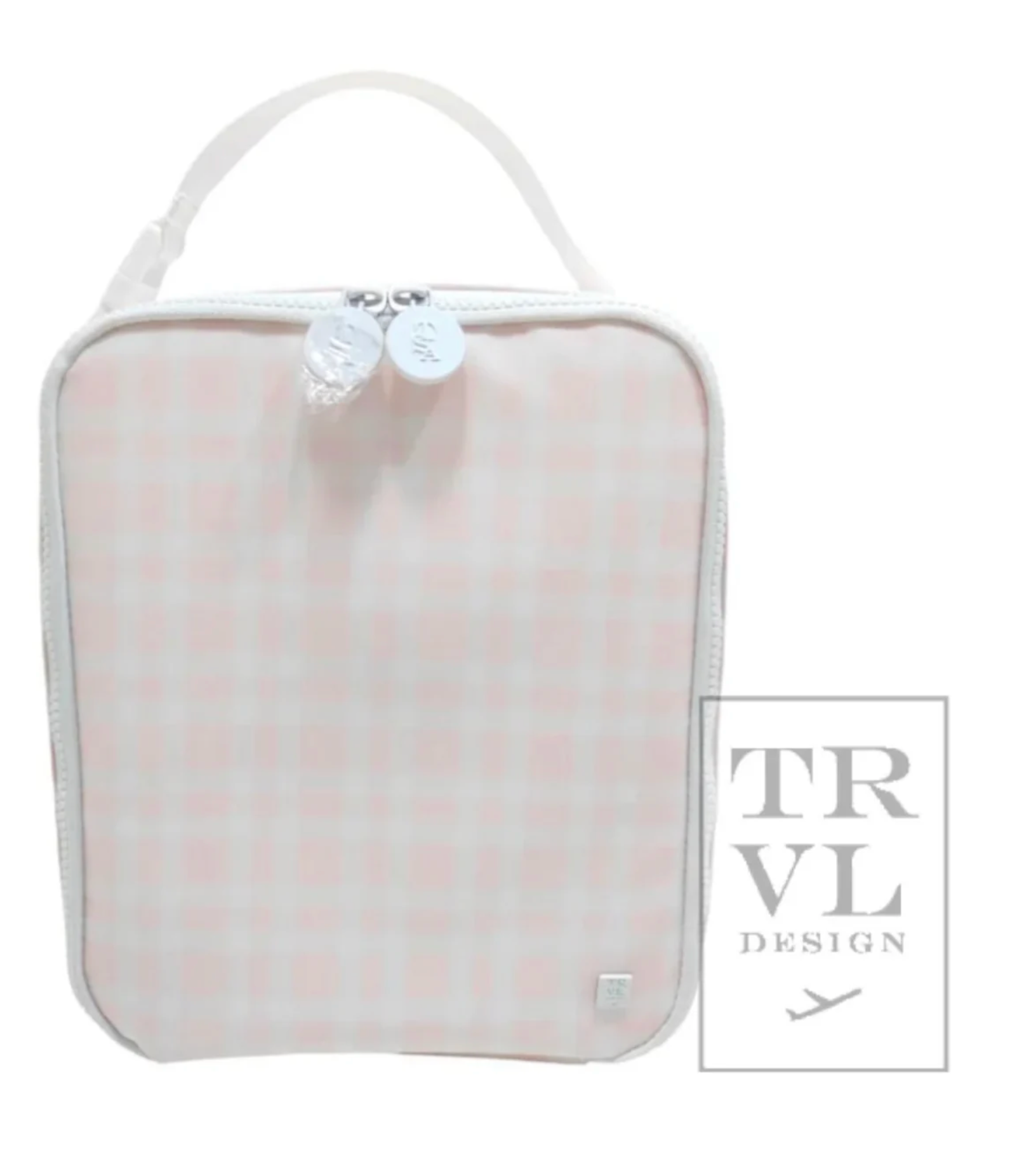 TRVL Design: Pink Pimlico Plaid Insulated Lunch Box