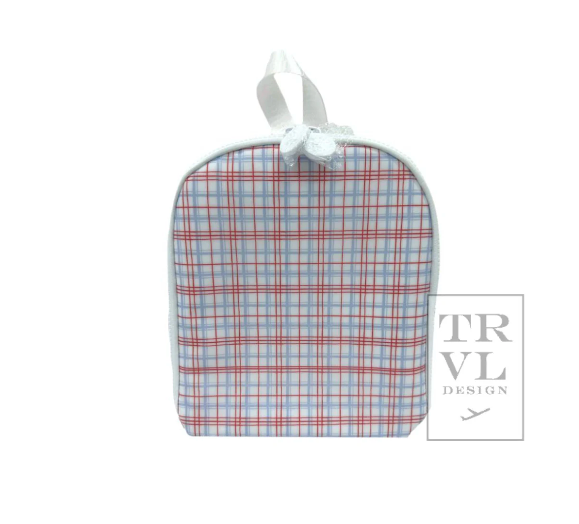 TRVL: Bring It Lunch Bag - Classic Plaid Red