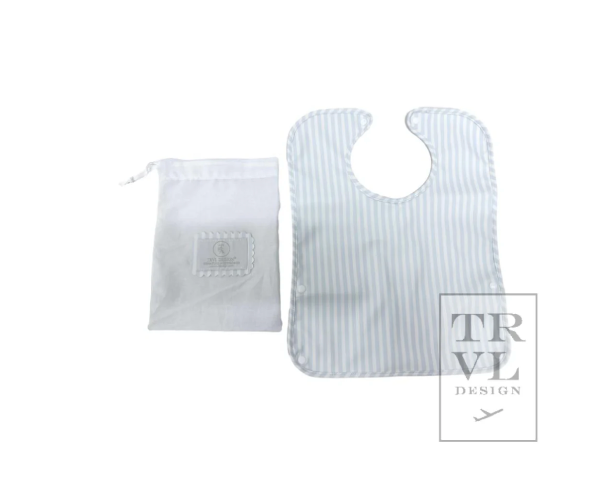 TRVL: Best Bib - Pimlico Check Blue