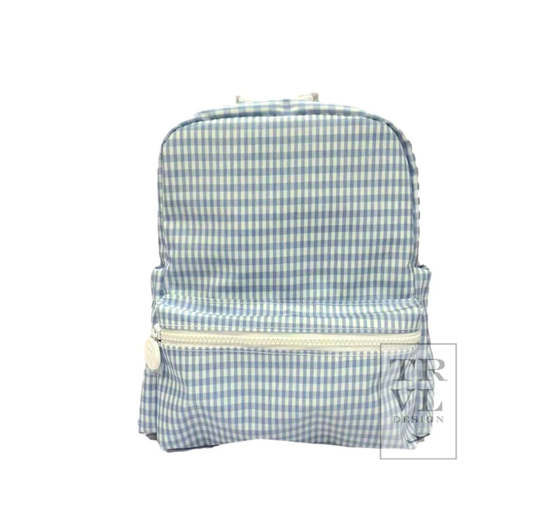 TRVL: Mini Backer - Gingham Mist