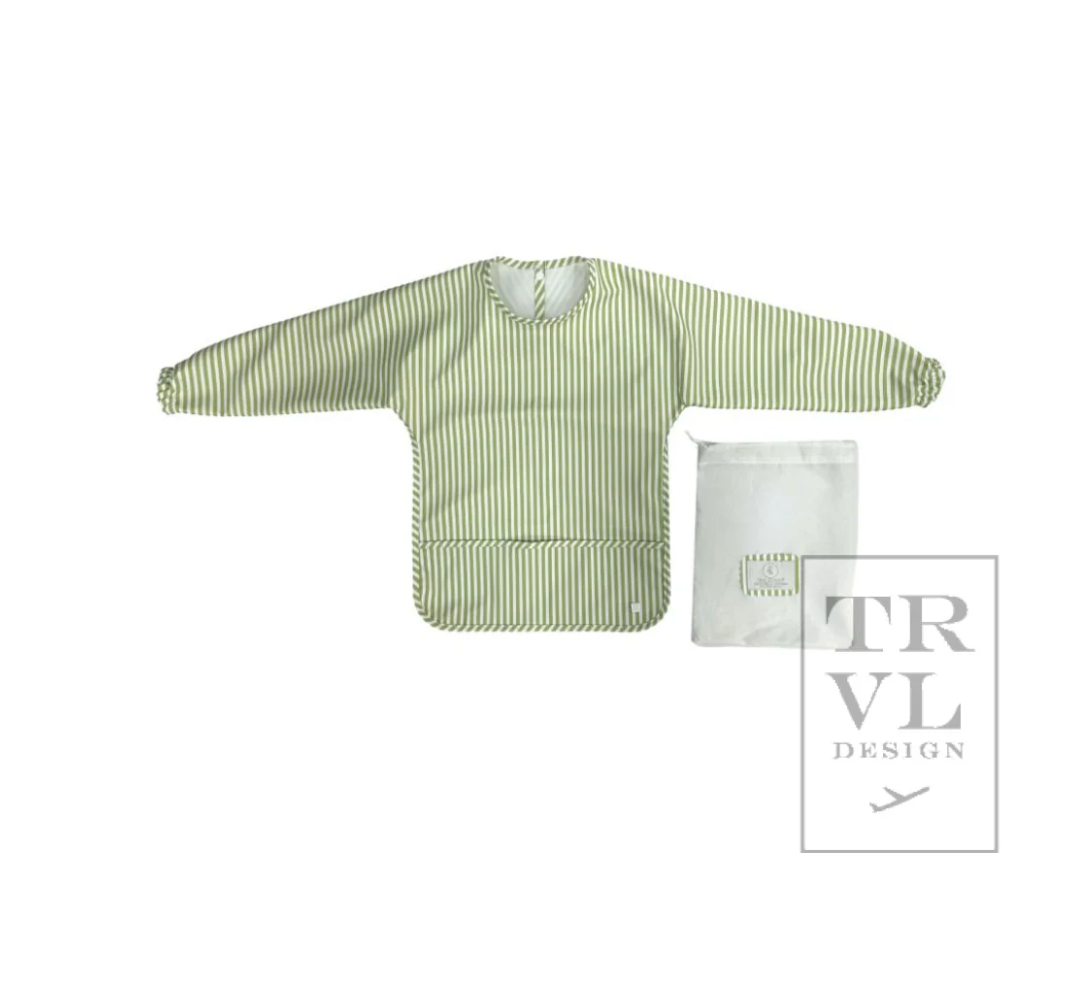 TRVL: Perfect Smock - Pimlico Stripe Green