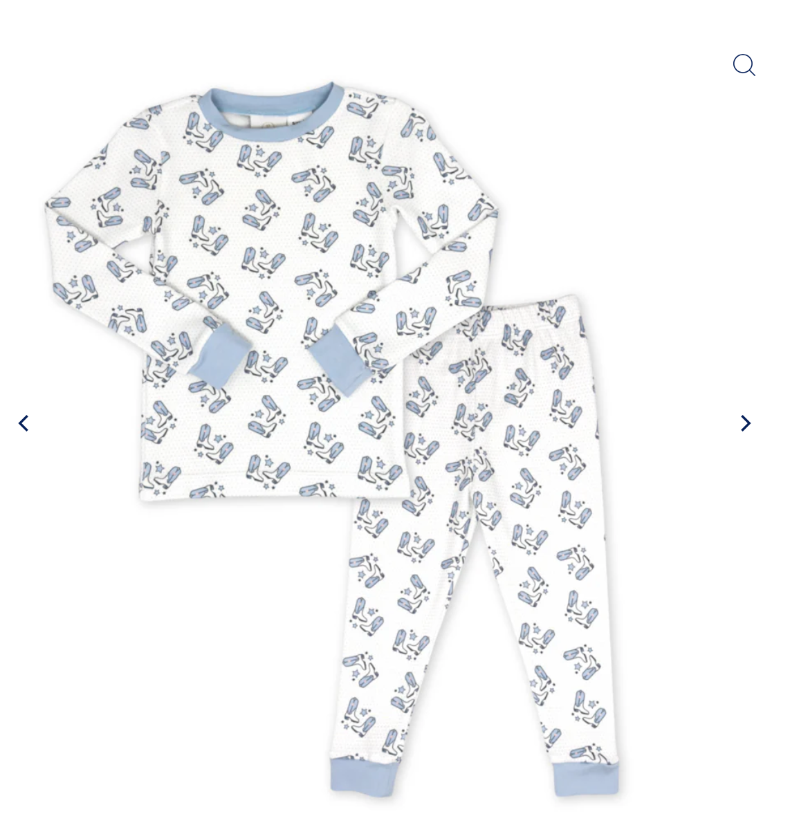 Lullaby Set: Sweet Pea PJ Set - The Two Step, Park Blue